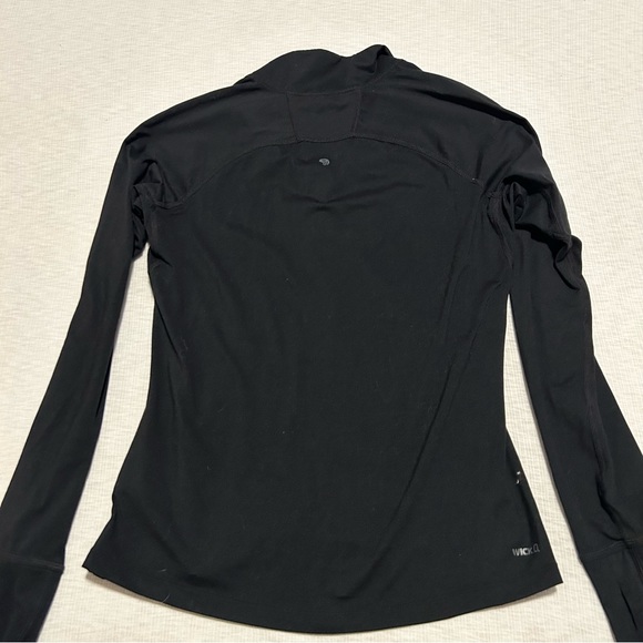 Mountain Hardwear‎ Shirt Small S Black 1/4 Zip Pullover Long Sleeve Top Womens - Picture 2 of 7
